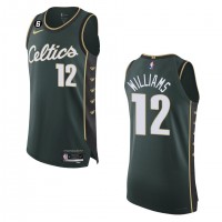 Boston Boston Celtics #12 Grant Williams Nike Turquoise 2022-23 Authentic Jersey - City Edition