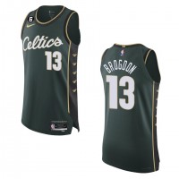 Boston Boston Celtics #13 Malcolm Brogdon Nike Turquoise 2022-23 Authentic Jersey - City Edition