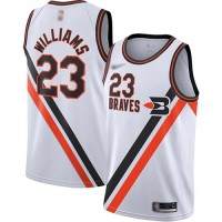 Nike Los Angeles Clippers #23 Louis Williams White NBA Swingman Hardwood Classics Jersey