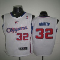 Los Angeles Clippers #32 Blake Griffin 2011 New Style White Revolution 30 Stitched NBA Jersey