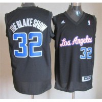 Los Angeles Clippers #32 Blake Griffin Black With Blake Show Stitched NBA Jersey