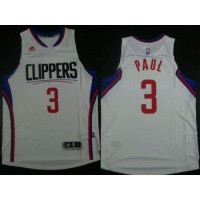 Los Angeles Clippers #3 Chris Paul White Revolution 30 Stitched NBA Jersey