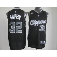 Los Angeles Clippers #32 Blake Griffin Black Shadow Stitched NBA Jersey