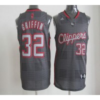 Los Angeles Clippers #32 Blake Griffin Black Rhythm Fashion Stitched NBA Jersey