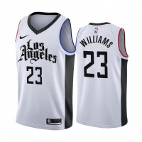 Nike Los Angeles Clippers #23 Lou Williams 2019-20 White Los Angeles City Edition NBA Jersey