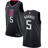 Nike Los Angeles Clippers #5 Montrezl Harrell Black NBA Swingman Statement Edition Jersey
