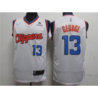 Nike Los Angeles Clippers #13 Paul George White 2019-20 City Edition NBA Swingman Jersey