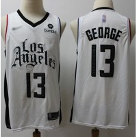 Nike Los Angeles Clippers #13 Paul George White NBA Swingman City Edition 2019/20 Jersey