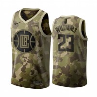 Nike Los Angeles Clippers #23 Lou Williams 2019 Salute to Service Desert Camo NBA Jersey