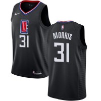 Nike Los Angeles Clippers #31 Marcus Morris Black NBA Swingman Statement Edition Jersey