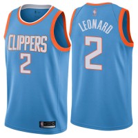 Nike Los Angeles Clippers #2 Kawhi Leonard Blue NBA Swingman City Edition Jersey