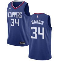 Nike Los Angeles Clippers #34 Tobias Harris Blue NBA Swingman Icon Edition Jersey