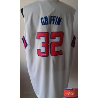 Revolution 30 Autographed Los Angeles Clippers #32 Blake Griffin White Stitched NBA Jersey