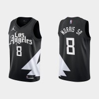 Los Angeles Los Angeles Clippers #8 Marcus Morris Sr. Black Men's Nike NBA 2022-23 Statement Edition Jersey