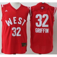 Los Angeles Clippers #32 Blake Griffin Red 2016 All-Star Stitched NBA Jersey
