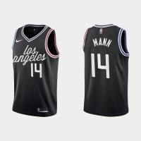 Los Angeles Los Angeles Clippers #14 Terance Mann Men's Nike Black 2022-23 NBA Jersey - City Edition