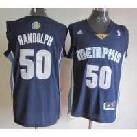 Memphis Grizzlies #50 Zach Randolph Revolution 30 Dark Blue Stitched NBA Jersey