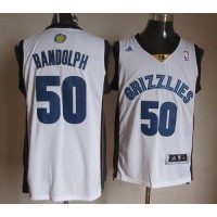 Memphis Grizzlies #50 Zach Randolph Revolution 30 White Stitched NBA Jersey