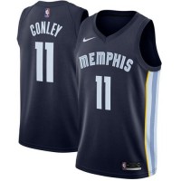 Nike Memphis Grizzlies #11 Mike Conley Navy Blue NBA Swingman Icon Edition Jersey
