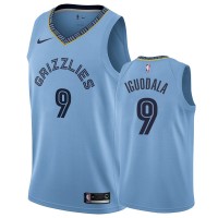 Nike Memphis Grizzlies #9 Andre Iguodala Blue Statement Edition Men's NBA Jersey