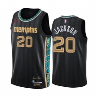 Nike Memphis Grizzlies #20 Josh Jackson Black NBA Swingman 2020-21 City Edition Jersey