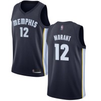 Nike Memphis Grizzlies #12 Ja Morant Navy Blue NBA Swingman Icon Edition Jersey