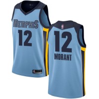 Nike Memphis Grizzlies #12 Ja Morant Light Blue NBA Swingman Statement Edition Jersey