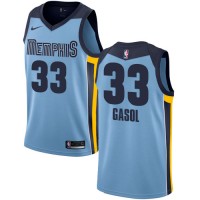 Nike Memphis Grizzlies #33 Marc Gasol Light Blue NBA Swingman Statement Edition Jersey
