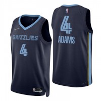 Nike Memphis Grizzlies #4 Steven Adams Navy Men's 2021-22 NBA 75th Anniversary Diamond Swingman Jersey - Icon Edition