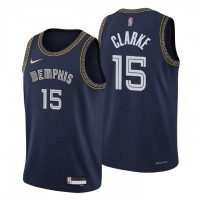 Memphis Memphis Grizzlies #15 Brandon Clarke Men's Nike Navy 2021/22 Swingman NBA Jersey - City Edition