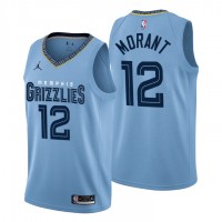 Nike Memphis Grizzlies #12 Ja Morant Men's 2022-23 Statement Edition NBA Jersey - Blue