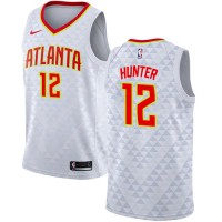 Nike Atlanta Hawks #12 De'Andre Hunter White NBA Swingman Association Edition Jersey