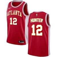 Nike Atlanta Hawks #12 De'Andre Hunter Red NBA Swingman Statement Edition Jersey