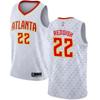 Nike Atlanta Hawks #22 Cam Reddish White NBA Swingman Association Edition Jersey