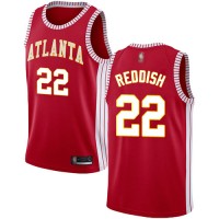 Nike Atlanta Hawks #22 Cam Reddish Red NBA Swingman Statement Edition Jersey