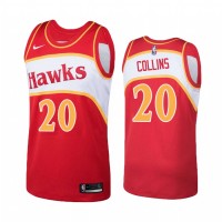 Nike Atlanta Hawks #20 John Collins Hardwood Classic Red NBA Jersey