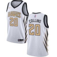 Nike Atlanta Hawks #20 John Collins White NBA Swingman City Edition 2018/19 Jersey
