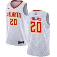 Nike Atlanta Hawks #20 John Collins White NBA Swingman Association Edition Jersey