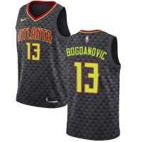 Nike Atlanta Hawks #13 Bogdan Bogdanovic Black NBA Swingman Icon Edition Jersey