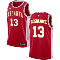 Nike Atlanta Hawks #13 Bogdan Bogdanovic Red NBA Swingman Statement Edition Jersey