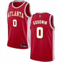 Nike Atlanta Hawks #0 Brandon Goodwin Red NBA Swingman Statement Edition Jersey