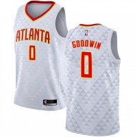 Nike Atlanta Hawks #0 Brandon Goodwin White NBA Swingman Association Edition Jersey