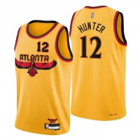 Atlanta Atlanta Hawks #12 De'Andre Hunter Men's Nike Gold 2021/22 Swingman NBA Jersey - City Edition