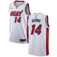 Nike Miami Heat #14 Tyler Herro White NBA Swingman Association Edition Jersey