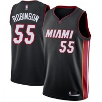 Nike Miami Heat #55 Duncan Robinson Black NBA Swingman Icon Edition Jersey