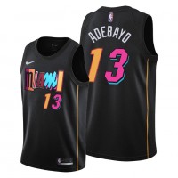 Miami Miami Heat #13 Bam Adebayo Men's 2021-22 City Edition Black NBA Jersey