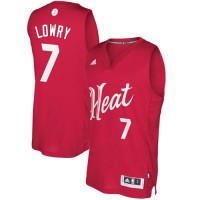 Miami Heat #7 Kyle Lowry Red 2016-2017 Christmas Day Stitched NBA Jersey