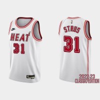 Miami Miami Heat #31 Max Strus White Men's Nike NBA 2022-23 Classic Edition Jersey