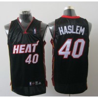 Miami Heat #40 Udonis Haslem Black Stitched NBA Jersey