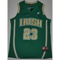 Los Angeles Lakers #23 LeBron James Green Irish High School Stitched NBA Jersey